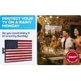 thumbnail image 7 of Garnetics 52-55” Outdoor TV Cover Waterproof and Weatherproof Outside Television Protector, USA Flag, 7 of 7