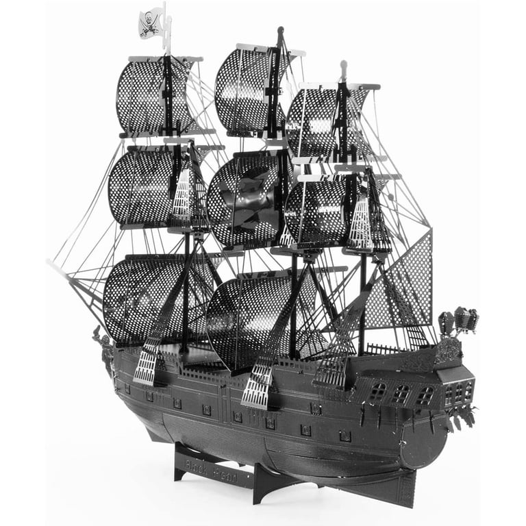 Metal Earth ICX016B Model Kit Black Pearl Ship Version Moderate