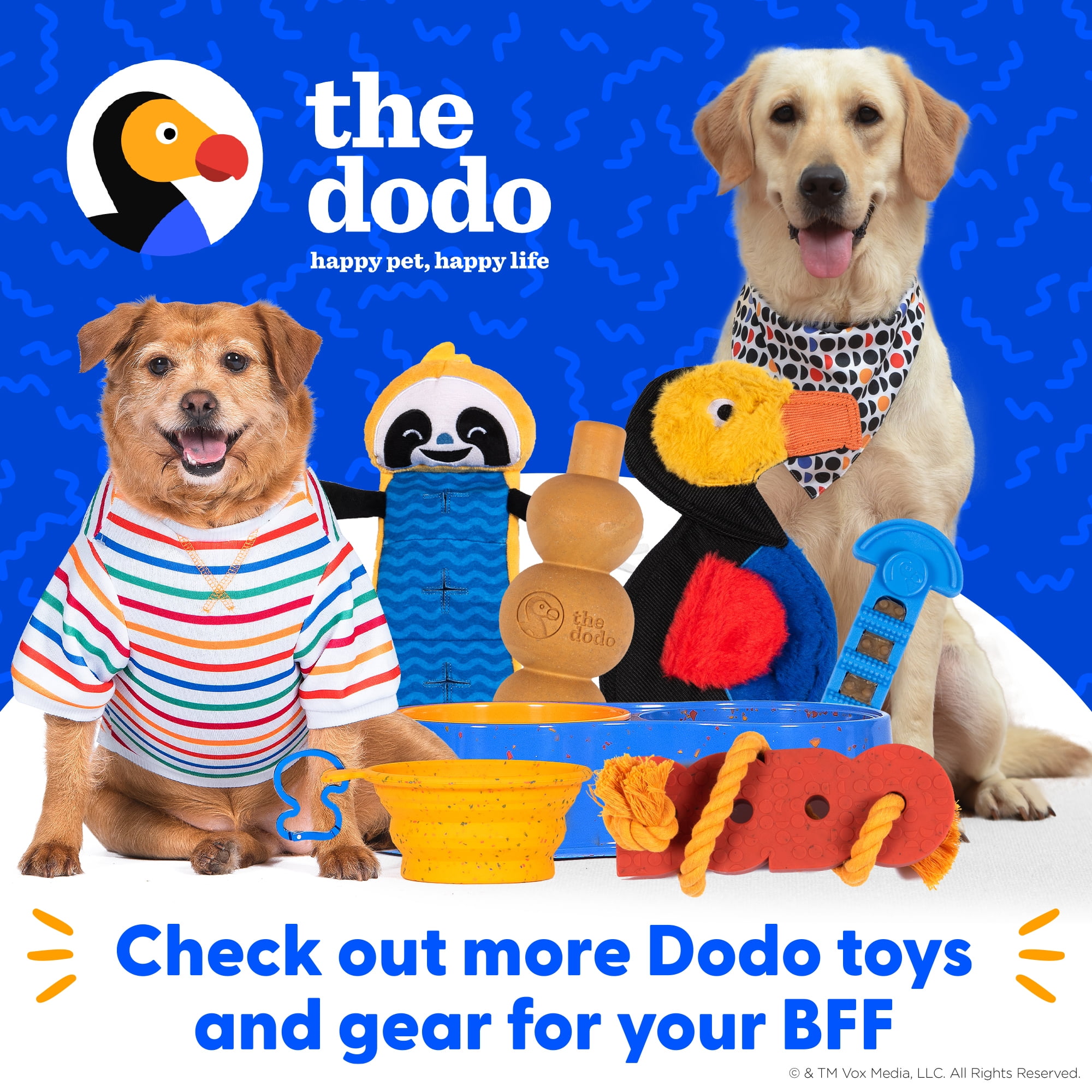 The Dodo Striped Crewneck Sweatshirt for Dogs - Small