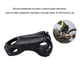 thumbnail image 3 of Eigraketly Vástago de bicicleta, componentes profesionales para bicicletas, vástagos de manillar de aleación de aluminio, repuesto para montaje de Ciclismo Negro70mm Eigraketly OD026264-05, 3 of 6