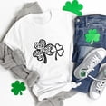 thumbnail image 3 of Guluxicc Womens T-Shirts Casual Crewneck Short Sleeve Tees St Patricks Day Pullovers Cute Tops for Women, L, 3 of 7