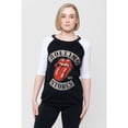 thumbnail image 2 of The Rolling Stones - Camiseta Tour 1978 Raglan para Mujer (Negro, Blanco), 2 of 3