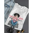thumbnail image 3 of Perfect Girl With Headphones Shaped T-Shirt Women -Image by Shutterstock, Female XX-Large, 3 of 4