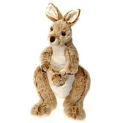 Adorable and Lovable 14-Inch Stuffed Kangaroo Toy - A Plush Baby Stuffed Animal Toy Kangarro - Gift For Your Kids.