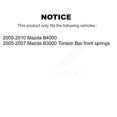 thumbnail image 2 of TOR Front Suspension Control Arm and Ball Joint Assembly Steering Tie Rod End Stabilizer Bar Link Kit (8Pc) for Car Mazda B3000 B4000 KTR-103183, 2 of 2