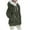 Green 2, variant on Lixiuxyad Fuzzy Jacket Women Full Zip Casual Warm Winter Jacket with Hood Trendy Fluffy Sweater Outwear Green