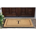 thumbnail image 4 of A1HC Natural Coir & Rubber Monogrammed Door Mat, 30x60 in, Thick Durable Heavy-Duty Entrance Mat with Thin Profile for Front Door, 4 of 7