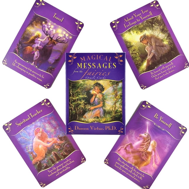 Cartas de lectura de oráculo de Tarot, juego de fiesta de ocio, baraja de Tarot de adivinación de alta calidad con guía en PDF qym unisex