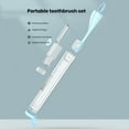 thumbnail image 4 of YAOMOBB Soft Bristle Toothbrush Compact Folding Travel Toothbrush Set Detachable Portable Brush for Travel, 4 of 6