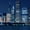 Bright Downtown Chicago, variant on Elephant Stock Under Chicago Railway Wall Art - Horizontal Canvas Wall Art - Living Room Wall Decor - City Canvas - Brown And Orange Decor - 12" x 8"