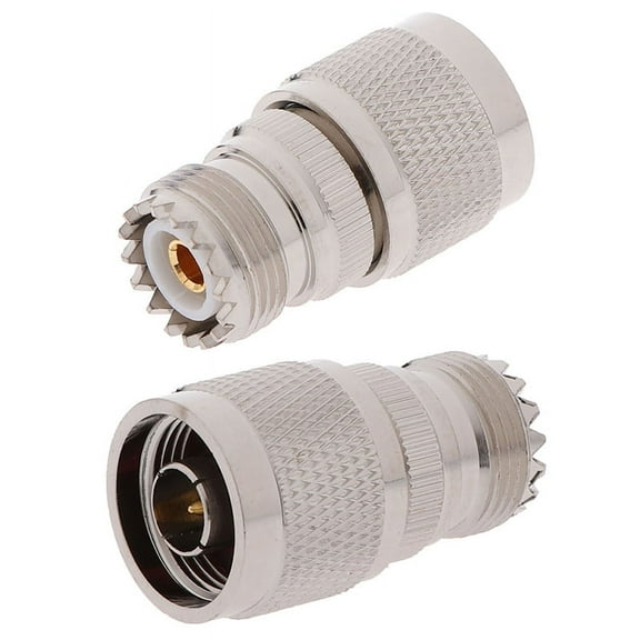 1Pc N Type Male to UHF SO-239 Female Jack Straight RF Coax Adapter Connector
