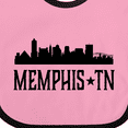 thumbnail image 4 of Inktastic Memphis Tennessee City Skyline Boys or Girls Baby Bib, 4 of 4