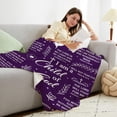 thumbnail image 3 of Christian Gifts for Women Blanket Faith Bible Religious Gifts Christian Inspirational Blankets Ultra Soft Flannel Throw Blanket 50"x40", 3 of 6