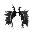 thumbnail image 1 of Capa con bufanda de plumas artificiales para disfraz de cosplay para club nocturno de Pascua Sin Cincher, 1 of 9