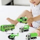 thumbnail image 2 of Cars for 3 Year Old Boys 13 Pcs Friction Powered Cars Trucks Airplanes Road Traffic Signs Toy Vehicles Set Toys for 3 4 5 6 heqiyong LED, 2 of 2