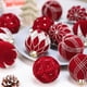 thumbnail image 5 of Juego de 12 bolas navideñas de 8 cm para decoración de árboles de Navidad, para colgar en interiores y exteriores, fiestas navideñas, 5 of 5