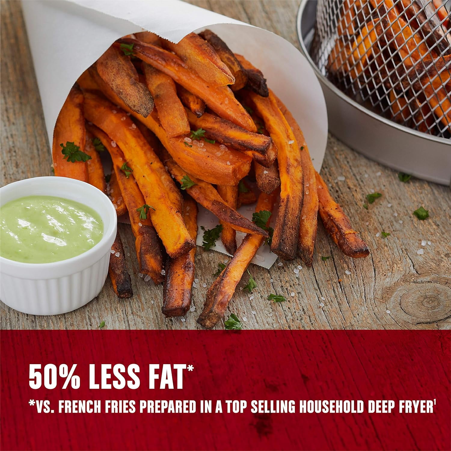 George Foreman GHFD6800B Twist N Crisp Air Fryer with Rotisserie, 3L Capacity