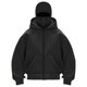 thumbnail image 4 of Chaqueta deportiva de invierno de color liso para niños, de manga larga, con capucha, informal, con cremallera y bolsillos, de poliéster, 4 of 5