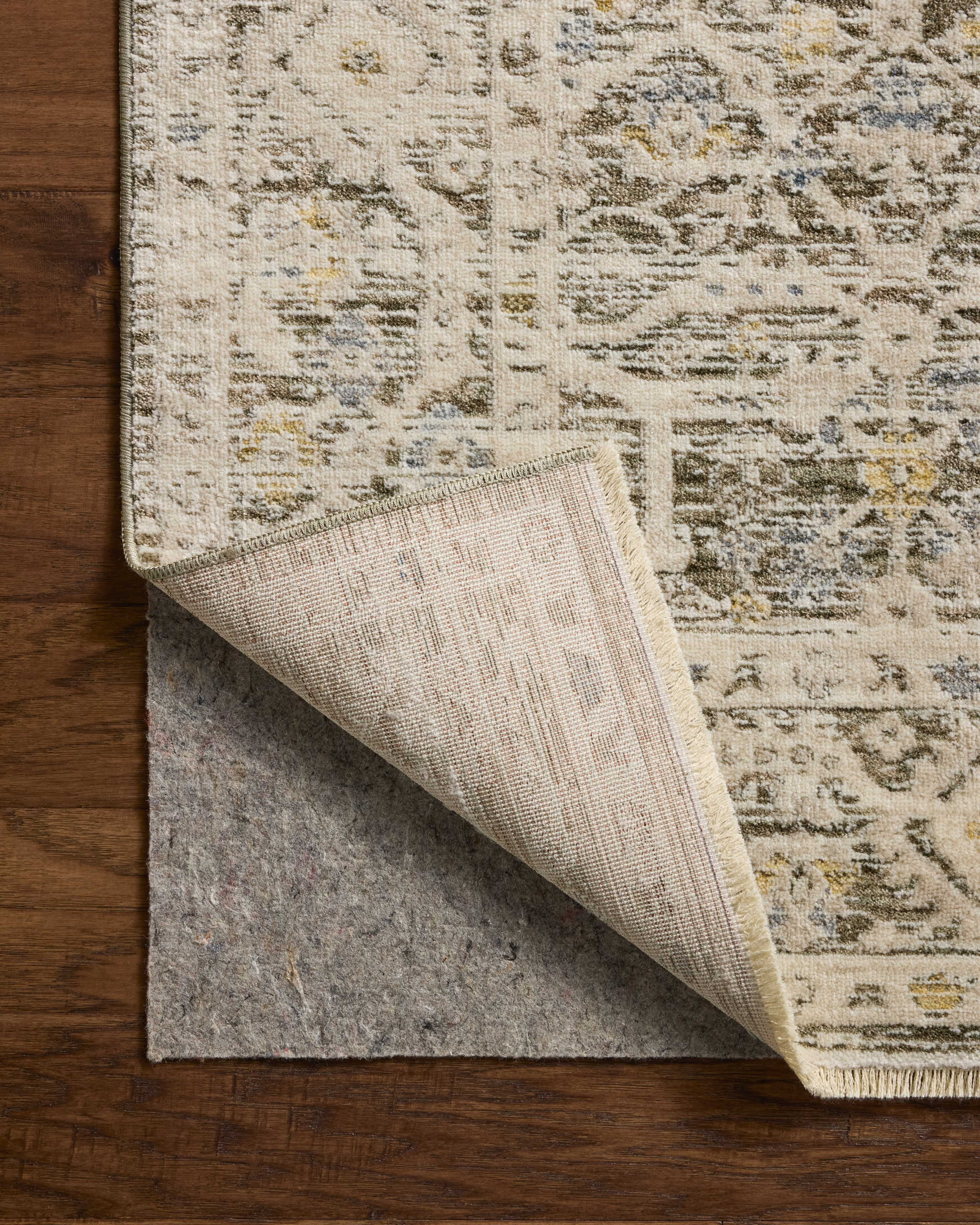Loloi Clarisse Olive / Ivory 18" x 18" Sample Rug