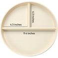thumbnail image 5 of Portion Control Plate For Adults Weight Loss, Round Bariatric Portion Control Plate, Reusable Wheat Straw Divided Plate With 3 Compartments, Dishwasher & Microwave Safe (4 Pcs), 5 of 7