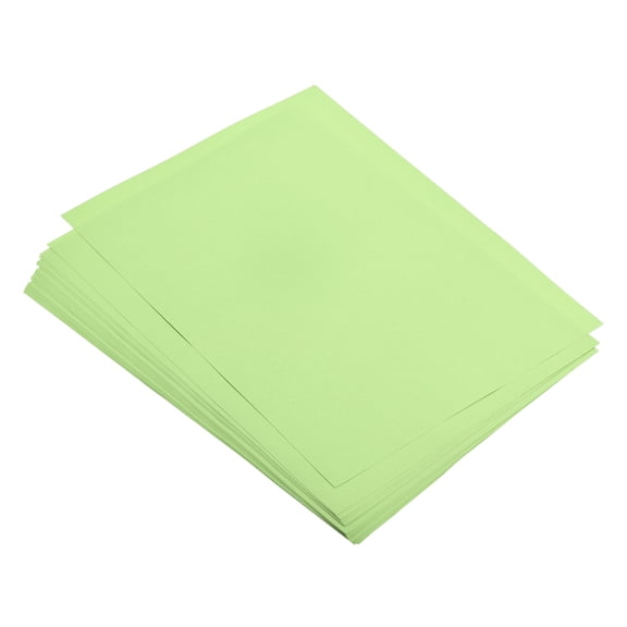 Uxcell 50 Sheets Colored Copy Paper 11.8x7.9 Inch A4 Printer Paper 80gsm Light Green for Office Printing, Document Copying, Invitations, Forms, Art Projects