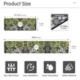 thumbnail image 3 of Yayeee Faucet Mat for Kitchen Sink 30" Diatomite Long Splash Guard Pad, Gray Floral, 3 of 7