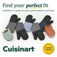 thumbnail image 7 of Cuisinart Horizon Mini Oven Mitts – 5.5” x 8”, Non-Slip Printed Silicone Palm (Jet Black), 7 of 7