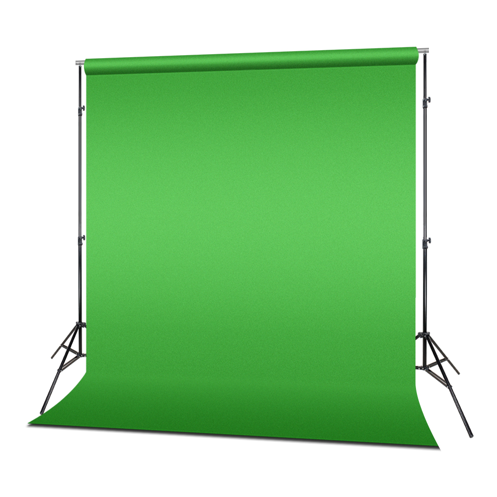 LimoStudio Photo Video Photography Studio 6x9ft Green Muslin Backdrop Background Screen with 5x Backdrop Holder Kit, LIWA58 - image 2 of 4