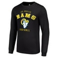 thumbnail image 2 of Men's Starter Black Los Angeles Rams Long Sleeve T-Shirt, 2 of 3