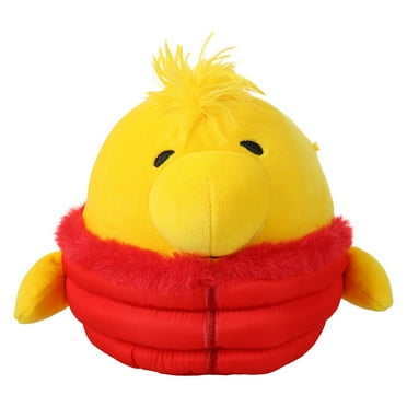 Squishmallows 6.5" Peanuts Woodstock in Puffer Jacket