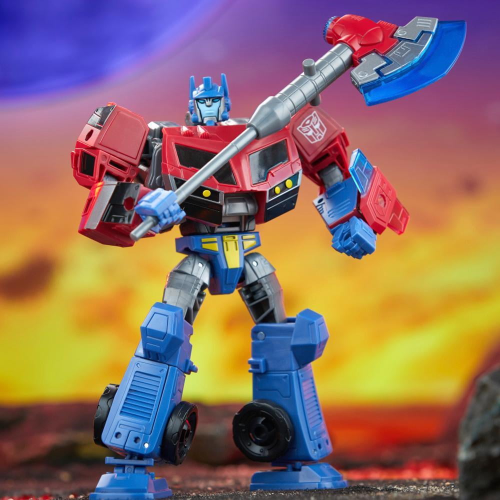 Transformers Legacy United Voyager Animated Universe Optimus Prime 7” Action Figure, 8+