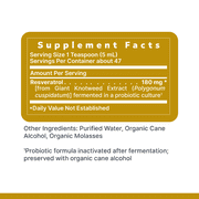 Premier Research Labs Resveratrol - Antioxidants Supplement - For Immune Support, Heart Health, Blood Flow & More - From Giant Knotweed - 8 Fl oz