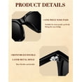 thumbnail image 7 of Joopin Oversized Square Sunglasses for Women Fashion Cat Eye Sun Glasses UV Protection Ladies Shades Sunnies, 7 of 7