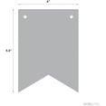 thumbnail image 4 of Koyal Wholesale Tangerine Orange Hanging Pennant Banner Party Garland Décor, 4 of 4