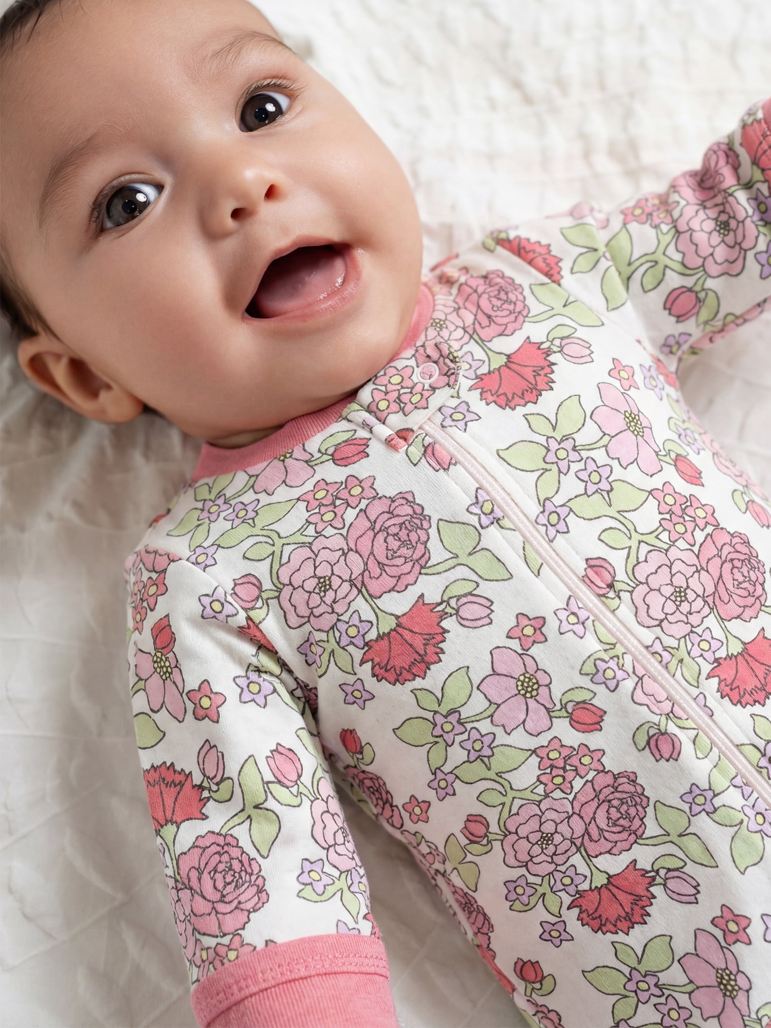 M+A by Monica + Andy, Organic Cotton One-Piece Coverall, Sizes Newborn - 18-24 Months
