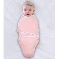 thumbnail image 2 of The Peanutshell Swaddle Blankets for Baby Girls, Pink Floral & Stars, 3 Pack Wrap Set, 2 Sizes (Small/Medium), 2 of 5