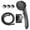 Black, variant on 3-Mode High Pressure Handheld Showerhead with on/off Switch in Chrome