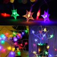 thumbnail image 3 of 100 luces LED de cadena de estrella de 49 pies, prenda impermeable de cuerda de hadas, extensible para interior, exterior, fiesta de boda, árbol de Navidad, Año Nuevo, Gar Afortunado Sencillez, 3 of 5