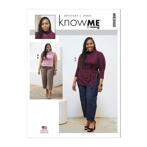 Know Me Sewing Pattern 2002 Women M1 (10-12-14-16-18)