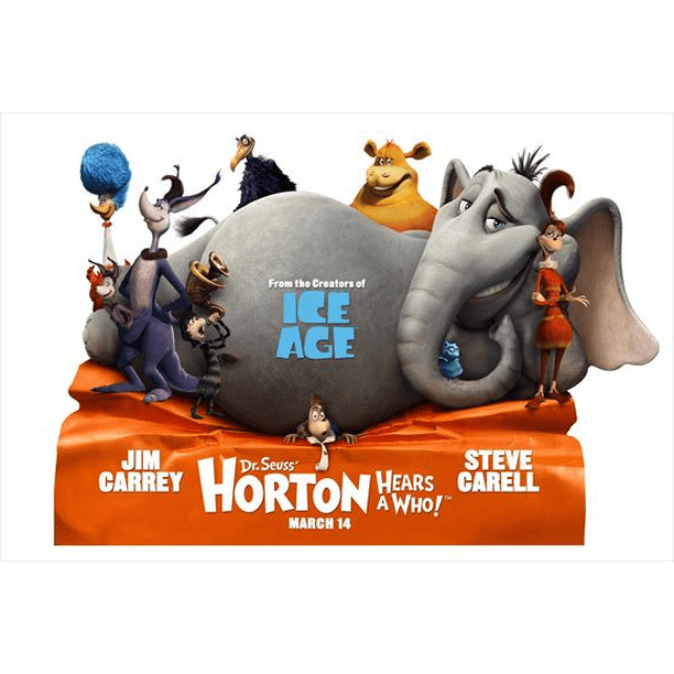 Dr Seuss Horton Hears A Who Movie Poster Style C 27 X 40 08 Walmart Com