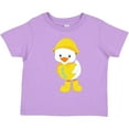 thumbnail image 3 of Inktastic Cute Duck, Baby Duck, Duck in Raincoat, Rain Boys or Girls Toddler T-Shirt, 3 of 5