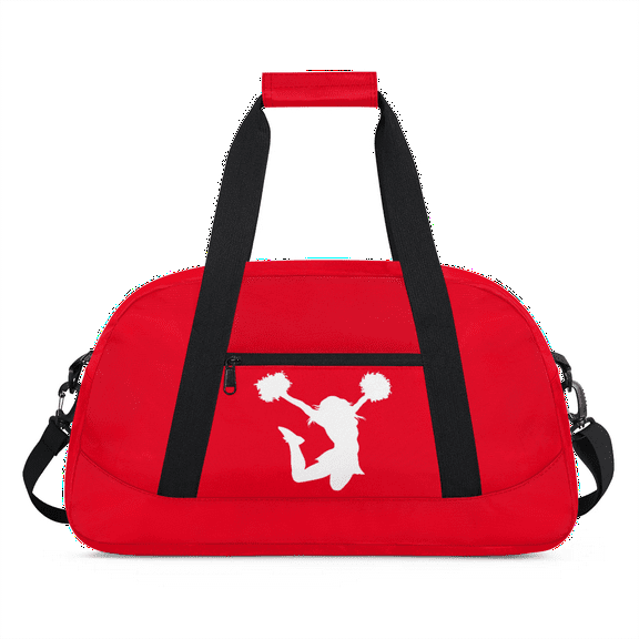 Qzjjjmy Cheerleading Duffle Bag for Girls Kids Cheer Gym Bag Sports Travel Bag