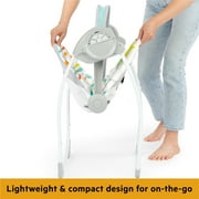 Bright Starts Playful Paradise Portable Compact Baby Swing with Toys, Unisex, Newborn +