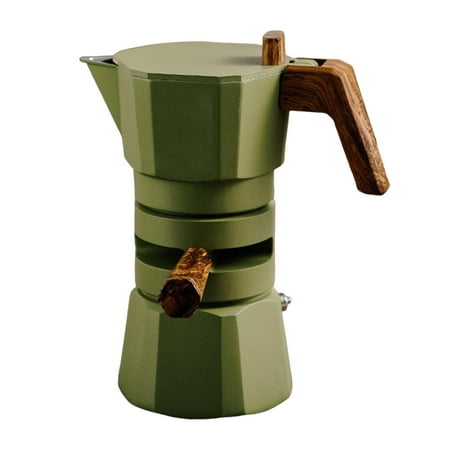 

Coffee Maker Aluminum Italian Style Serving 2 Cups Strong with 100 Filter Paper Coffee Maker Pot for Kitchen Home Bar