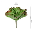 thumbnail image 2 of Fake Flower Bouquet Plastic Artificial Queen Of Flowers Simulation Artificial Succulent Plants For Home Decoration Garden Wall Arrangement,White Household Imitation, 2 of 8
