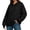 Black, variant on Women's Sweatshirts with Hooded Drawstring Long Sleeve Cinch Cuff Loose Fitted Fall Winter Breathable Casual Tops with Pockets(S,Pink)