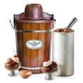 thumbnail image 2 of Nostalgia 6-Quart Wood Bucket Ice Cream Maker, 2 of 15