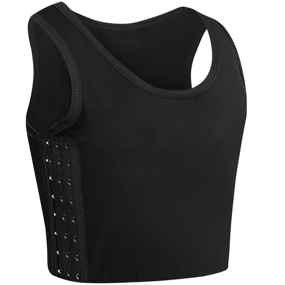 XUJI Women Chest Binder Breast Binder Bra Breathable Corset Vest Tank Tops (B, M)