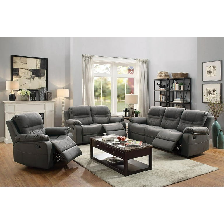 Sofa and loveseat recliner set discount
