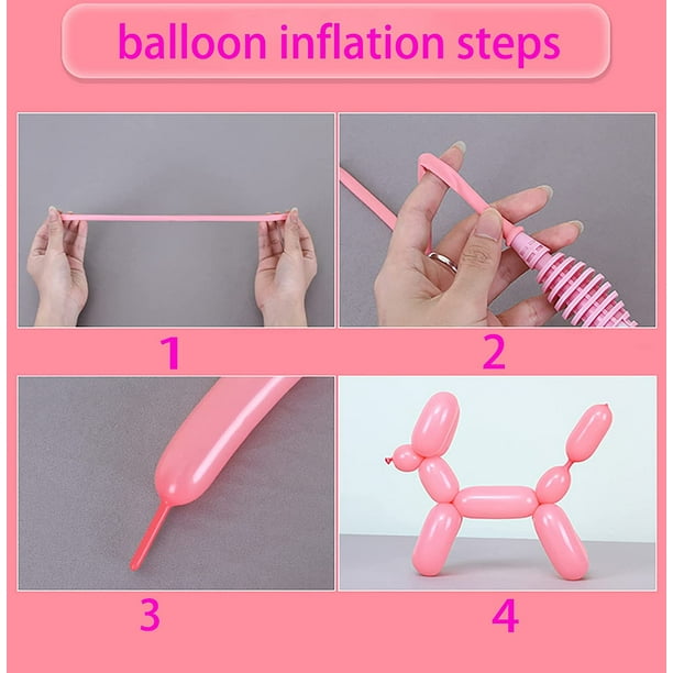 Pompe à main pour gonflage de Ballons - Jour de Fête - Gonfleurs pour  ballons - Ballon et Accessoire